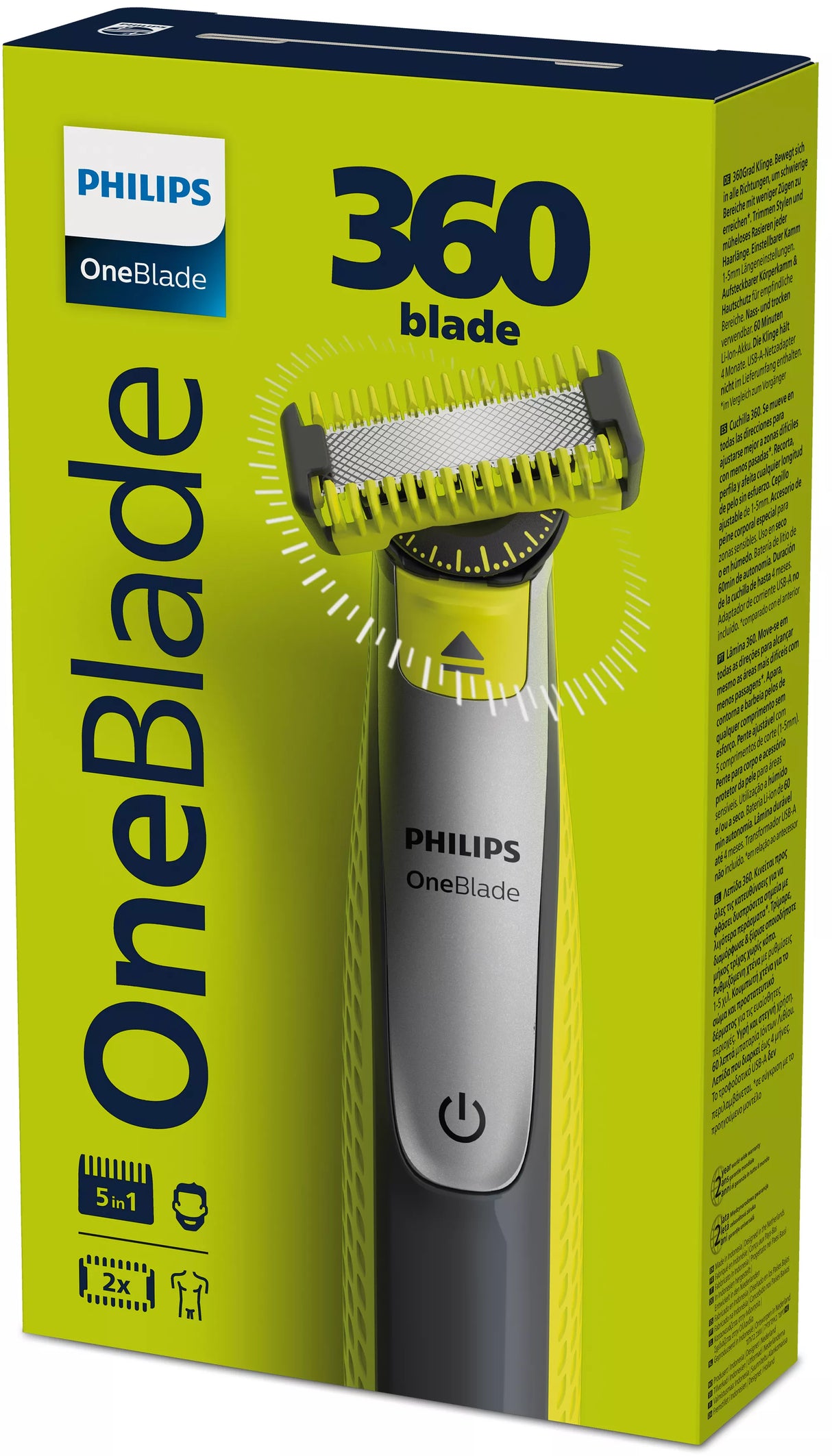 Philips OneBlade 360 QP2834 Trimmer Grå Grøn