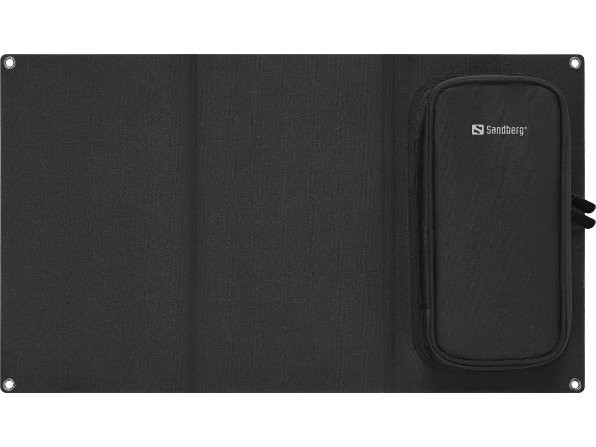 Sandberg 421-44 oplader til mobil enhed Universel Sort Batteri, Solar Udendørs