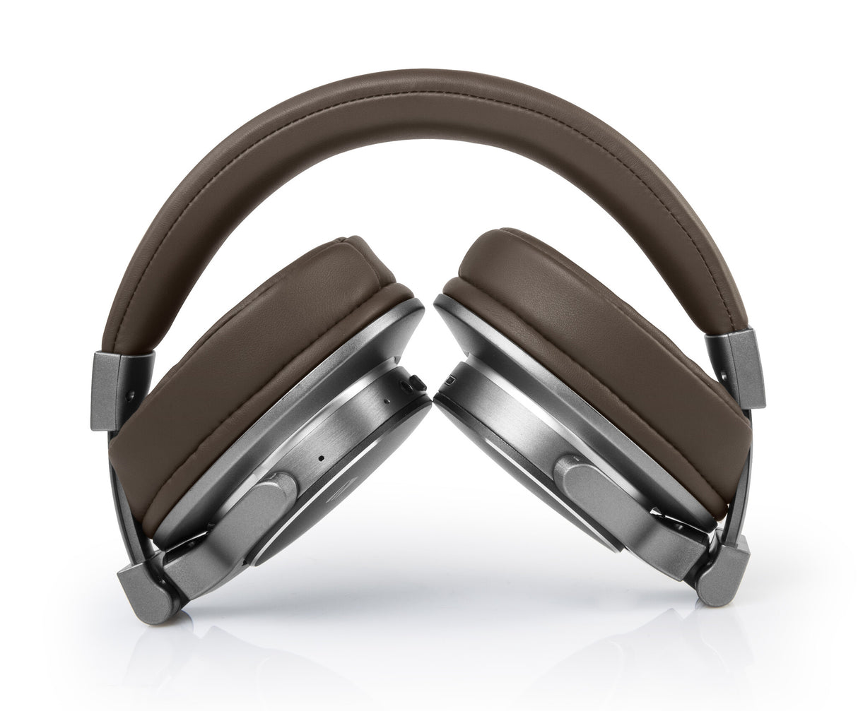 Muse M-278 BT Headset Trådløs Micro-USB Bluetooth Brun, Sølv
