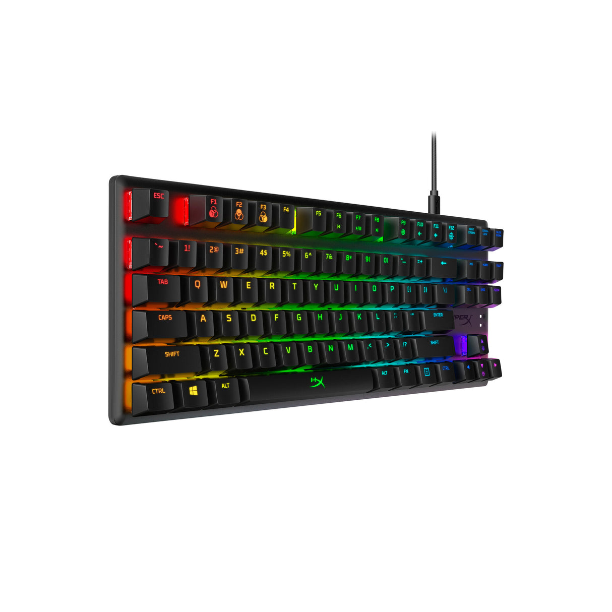 HyperX Alloy Origins Core – mekanisk gaming-tastatur – HX blåt (amerikansk layout)
