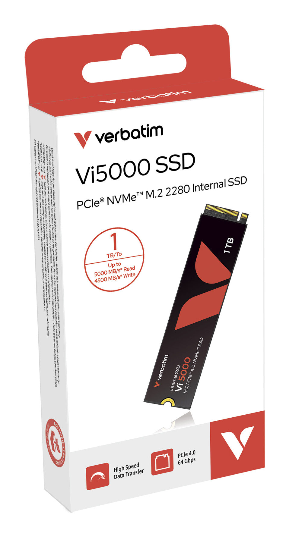 Verbatim Vi5000 1 TB M.2 PCI Express 4.0 NVMe 3D NAND