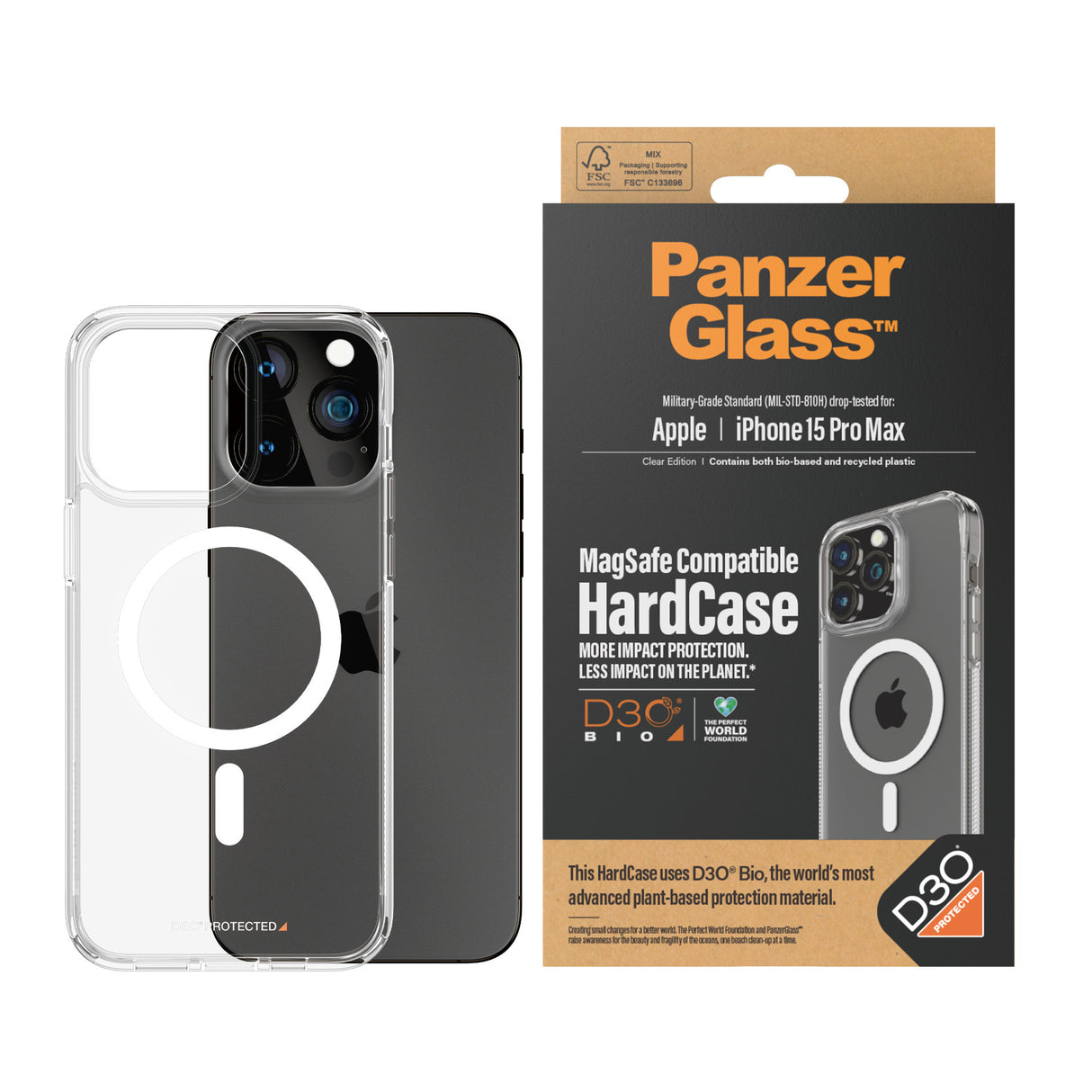 PanzerGlass iPhone 15 Pro Max HardCase MagSafe D3O