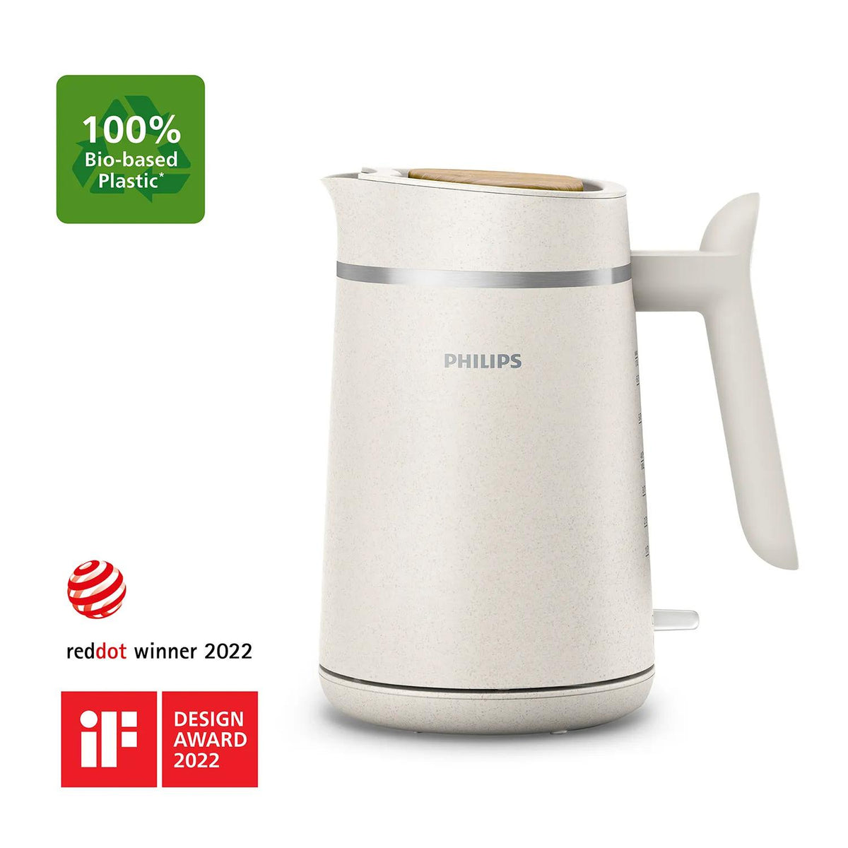 Philips 5000 Series Elkedel 1.7liter 2.2kW Silkehvid mat
