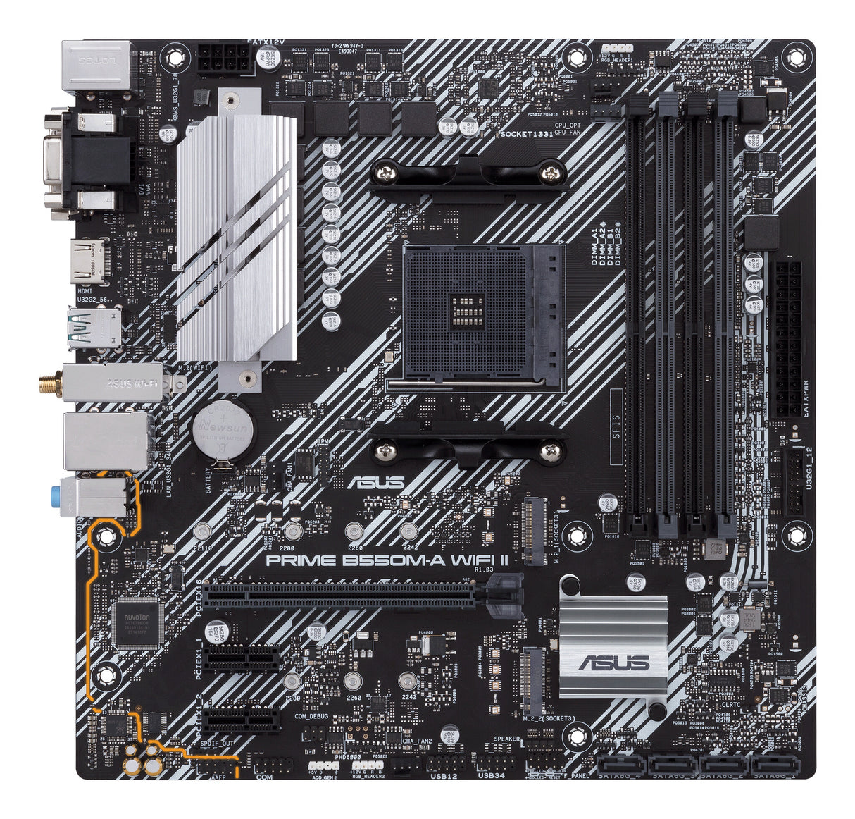 ASUS PRIME B550M-A WIFI II AMD B550 Stik AM4 micro ATX