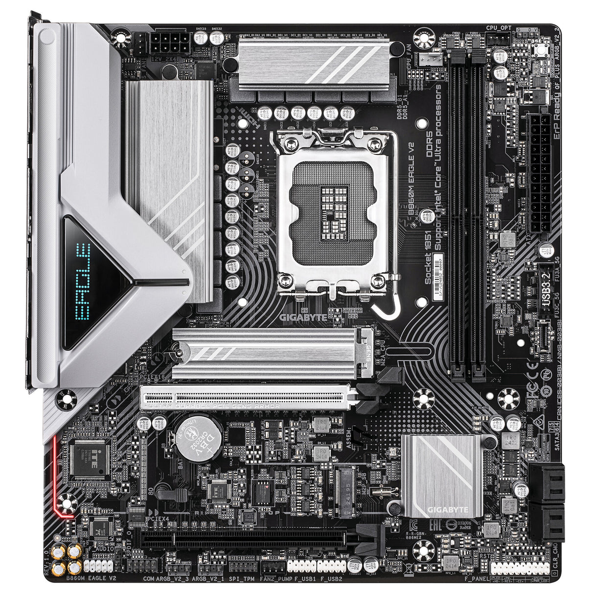 GIGABYTE B860M EAGLE V2 bundkort Intel B860 LGA 1851 (Socket V1) micro ATX