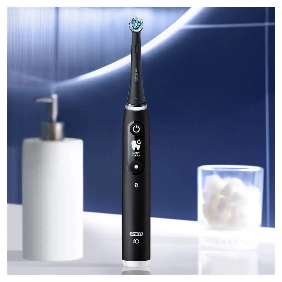Oral-B iO Series 6 Voksen Roterende tandbørste Sort