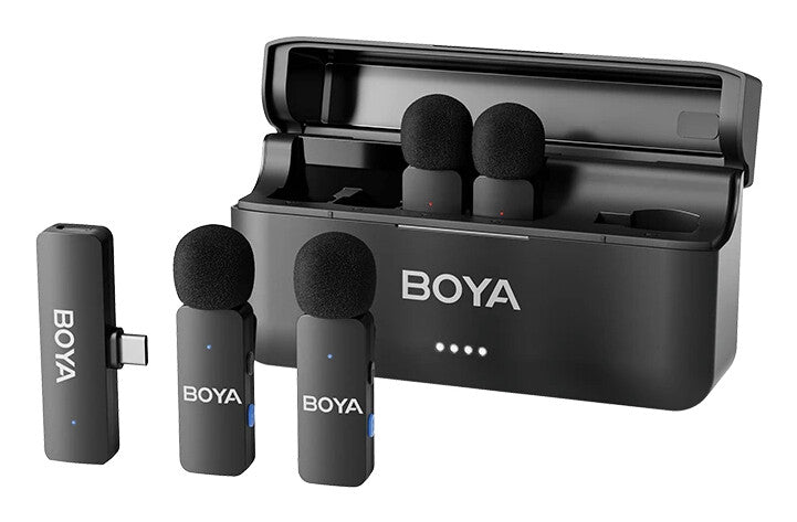 BOYA BY-V4U Sort Clip-on mikrofon