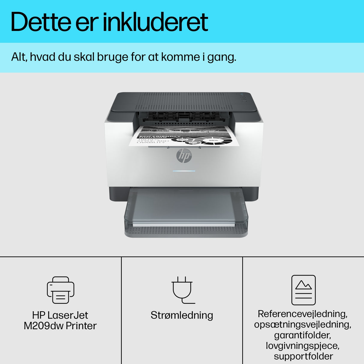 HP LaserJet M209dw Printer
