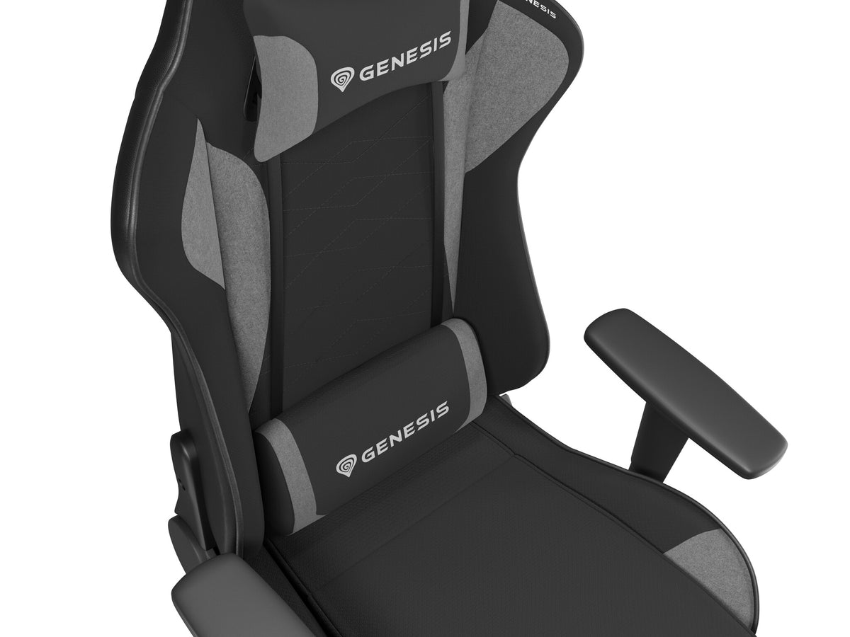 GENESIS Nitro 440 G2 PC gamingstol Polstret sæde Sort, Grå