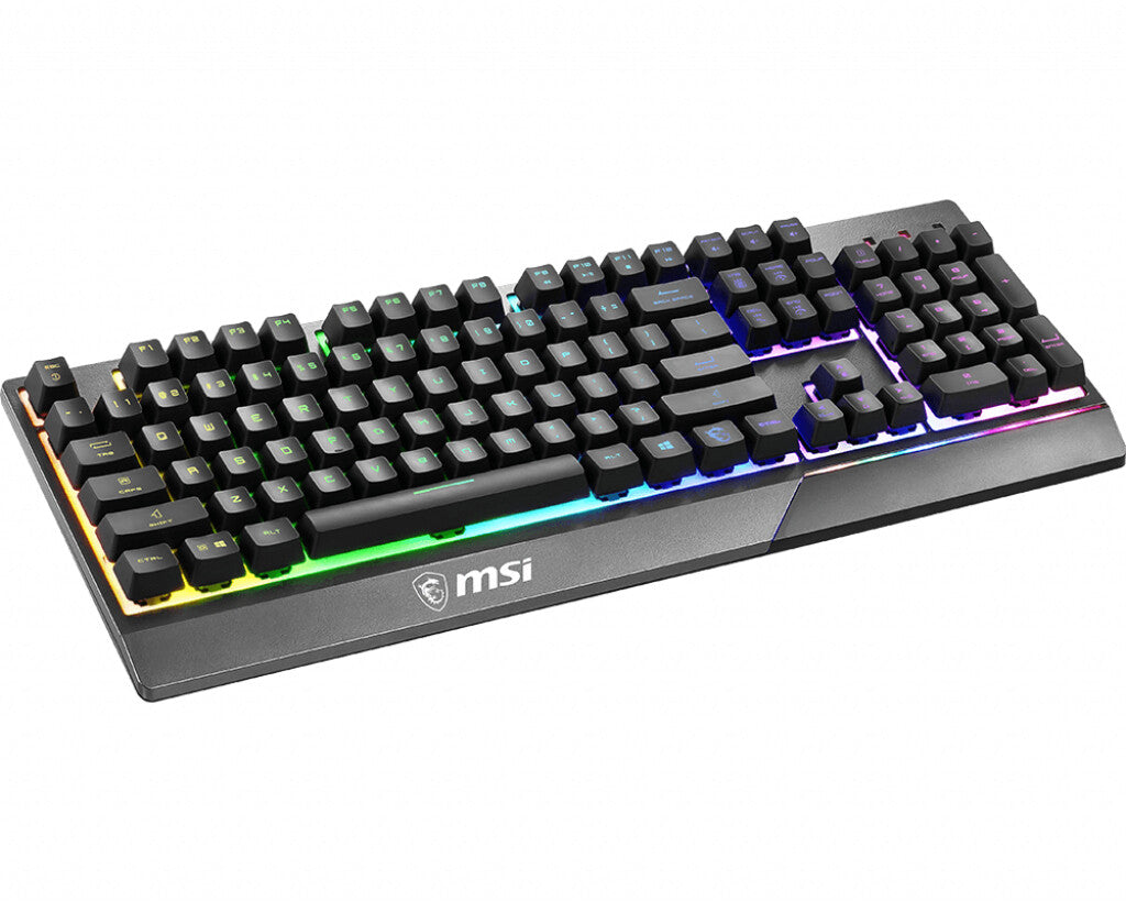 MSI Vigor GK30 tastatur Spil USB QWERTY US International Sort