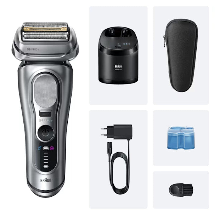 Braun Series 9 Pro+ 9667CC Folie shaver Trimmer Sølv