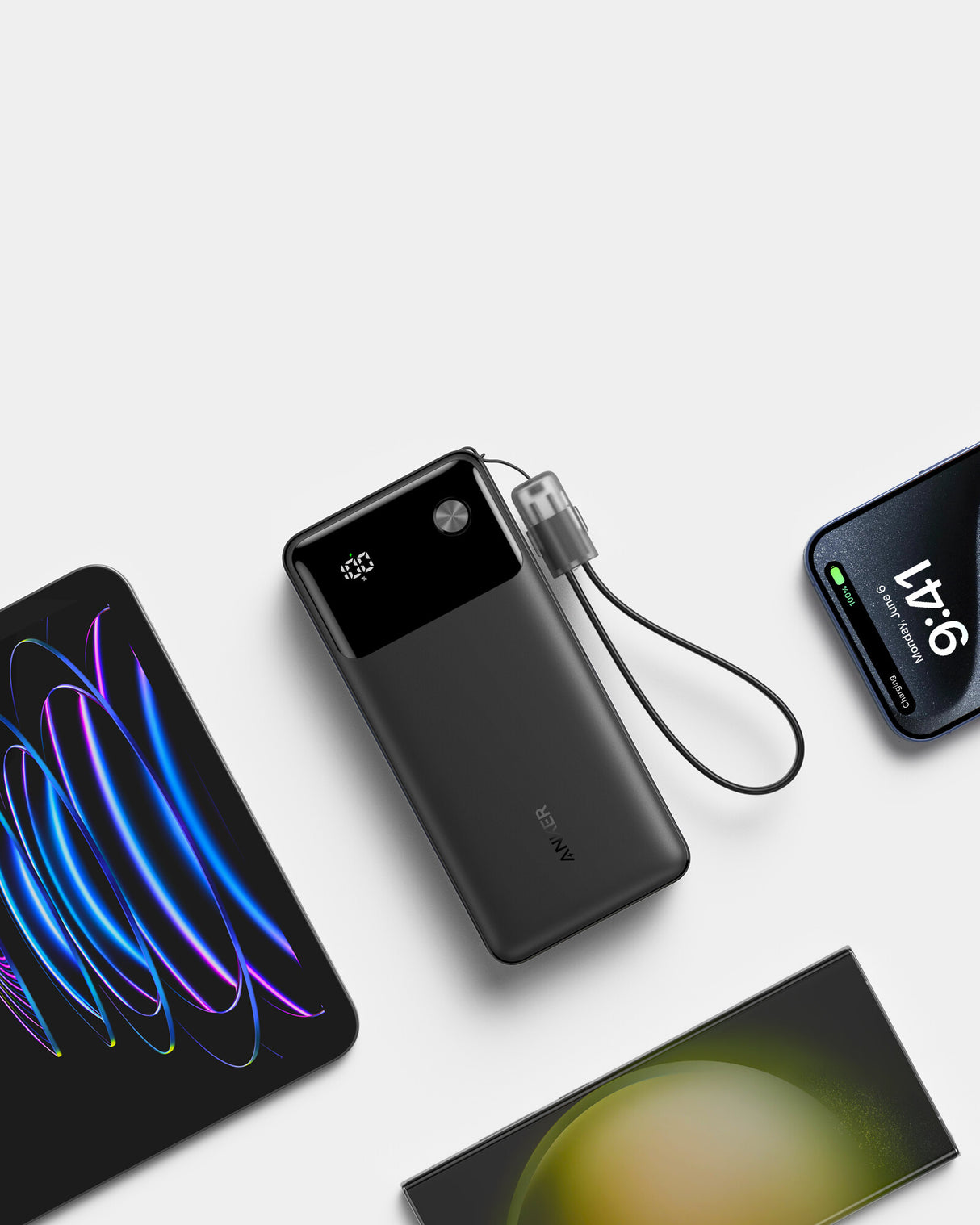 Anker A1384G11 powerbank 20000 mAh Sort