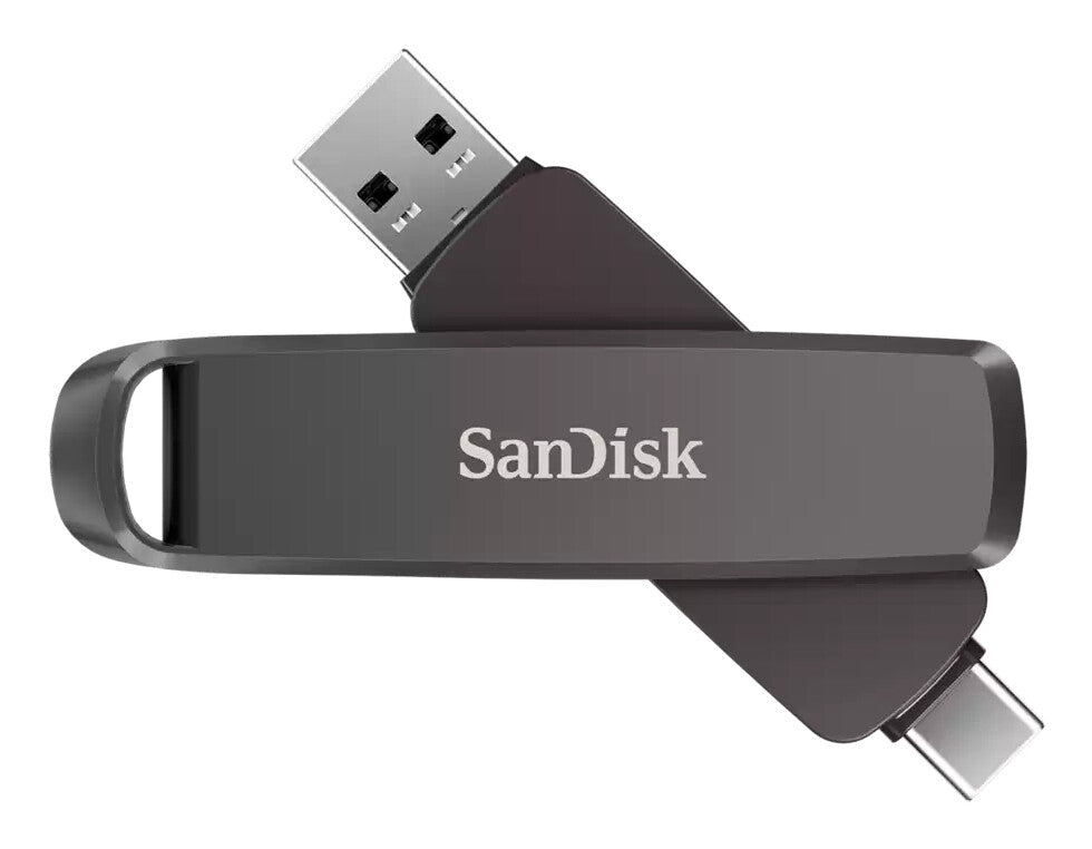 SanDisk SDDDE1-1T00-G46 USB-nøgle 1 TB USB Type-C/USB Type-A 3.2 Gen 2 (3.1 Gen 2) Sort