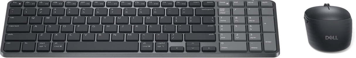 DELL Pro 7 KM746 tastatur Mus inkluderet Universel RF trådløs + Bluetooth QWERTY US International Grafit