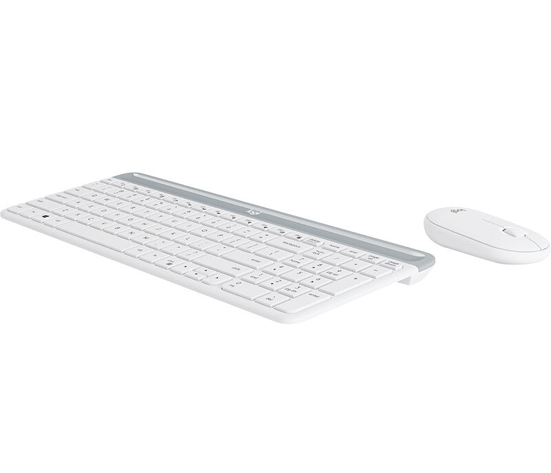 Logitech 920-009201 tastatur Mus inkluderet Universel RF trådløst QWERTY Nordisk Hvid