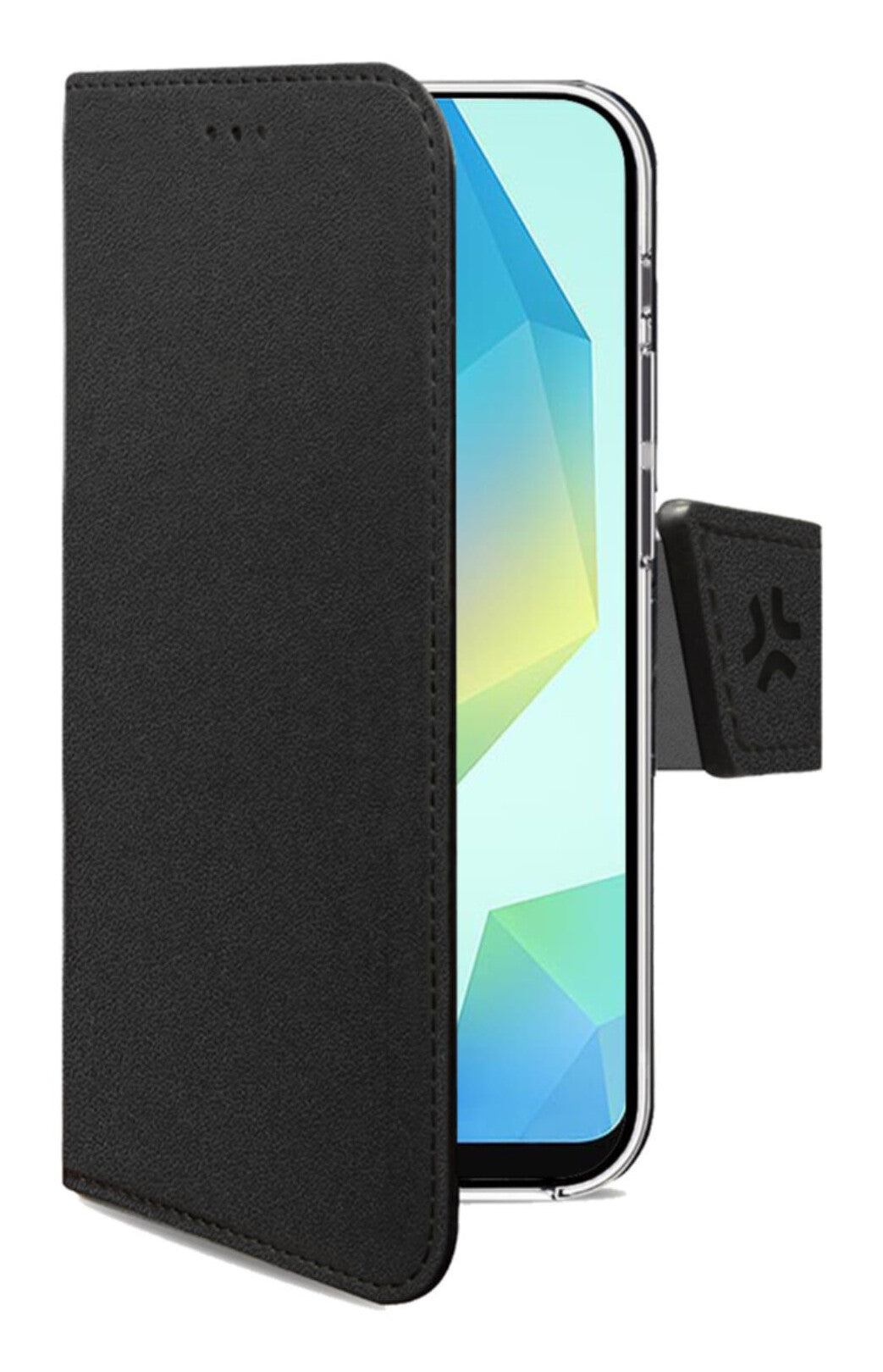 Celly WALLY mobiltelefon etui 17 cm (6.7") Tegnebogsetui Sort