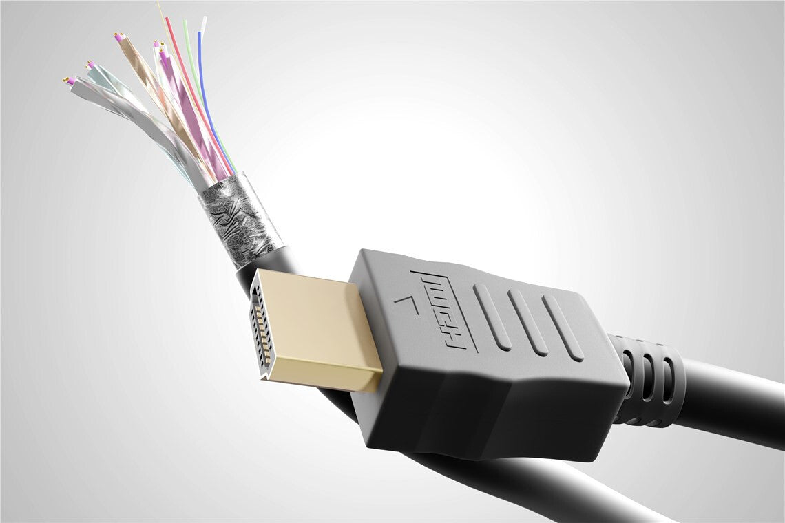 Goobay 31912 HDMI-kabel 15 m HDMI Type A (Standard) Sort