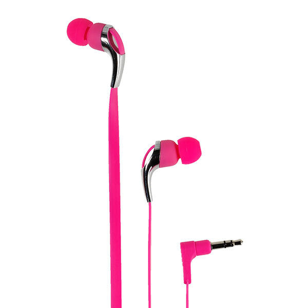Vivanco Neon Buds Hovedtelefoner Ledningsført I ørerne Musik Metallic, Lyserød