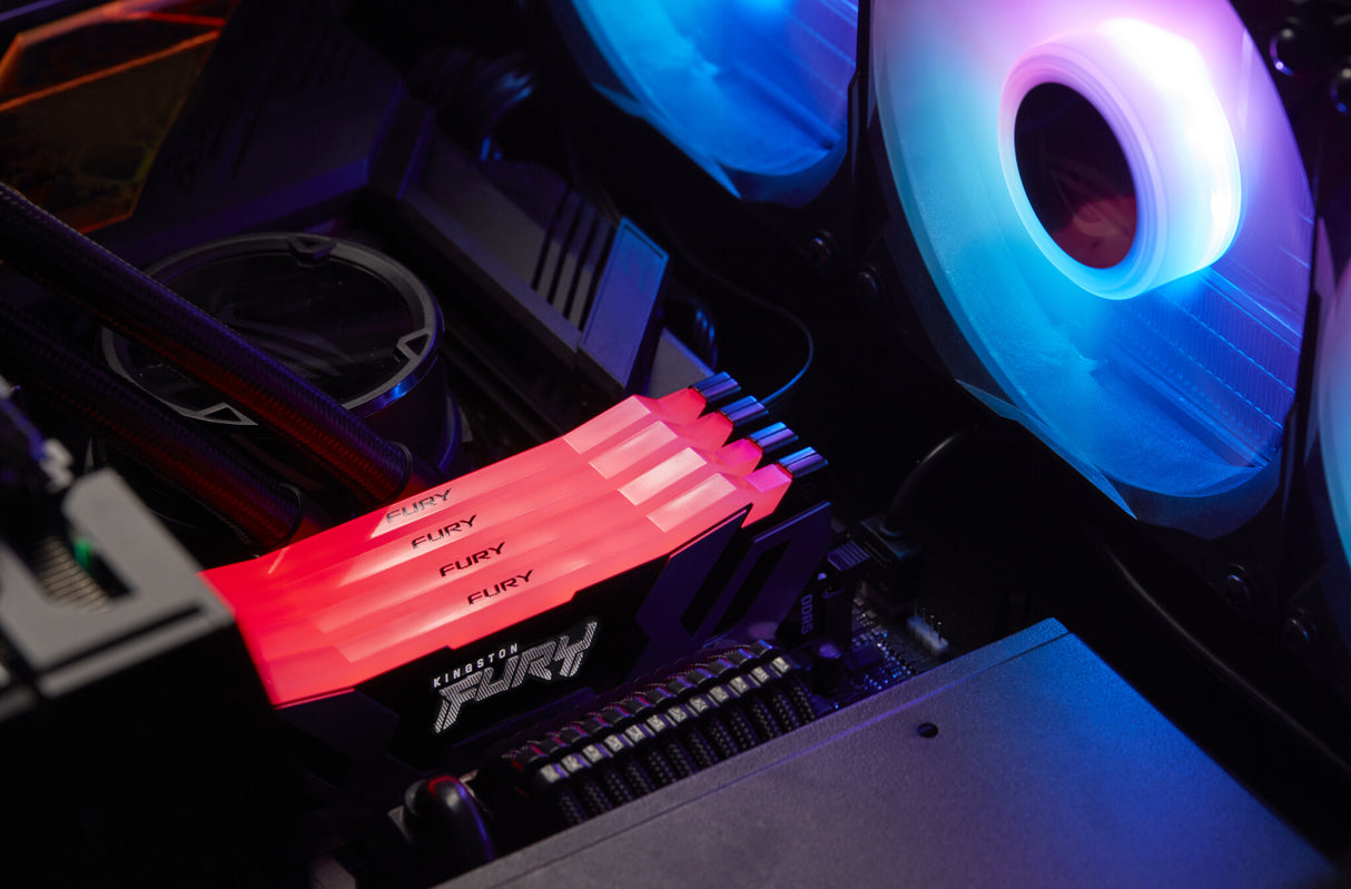 Kingston Technology FURY 32 GB 6400 MT/s DDR5 CL32 DIMM (sæt med 2) Renegade RGB