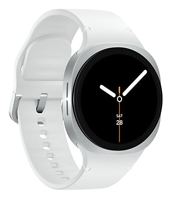 Samsung Galaxy Watch 8 3,3 cm (1.3") AMOLED 40 mm Digital 438 x 438 pixel Berøringsskærm Sølv Wi-Fi GPS (satellit)