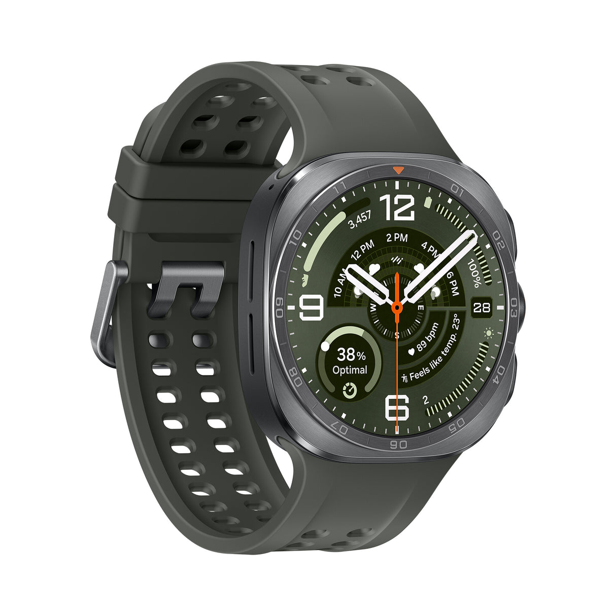Samsung Galaxy Watch Ultra2 3,81 cm (1.5") AMOLED 47 mm Digital 498 x 498 pixel Berøringsskærm 4G Sølv Wi-Fi GPS (satellit)