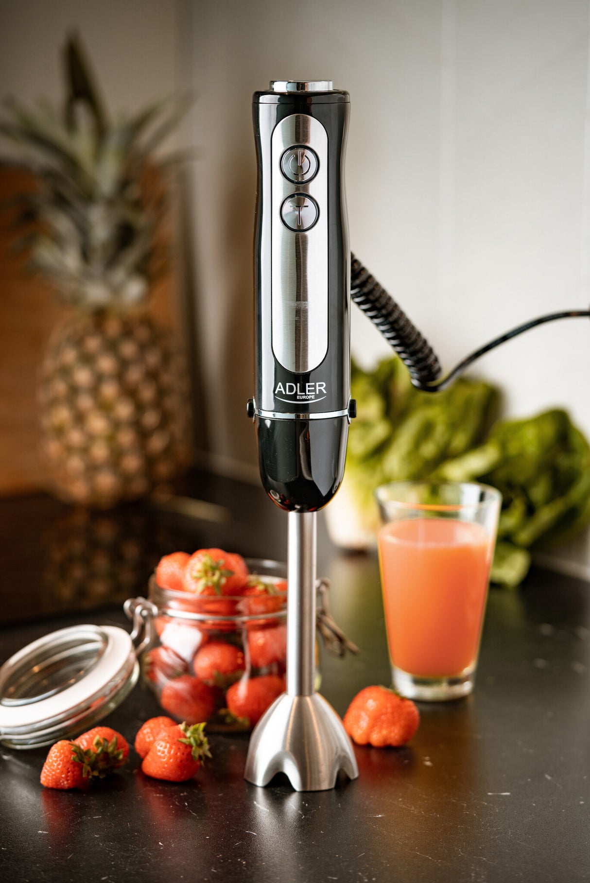 Adler AD 4625B blender Nedsænkning blender 1500 W Sort