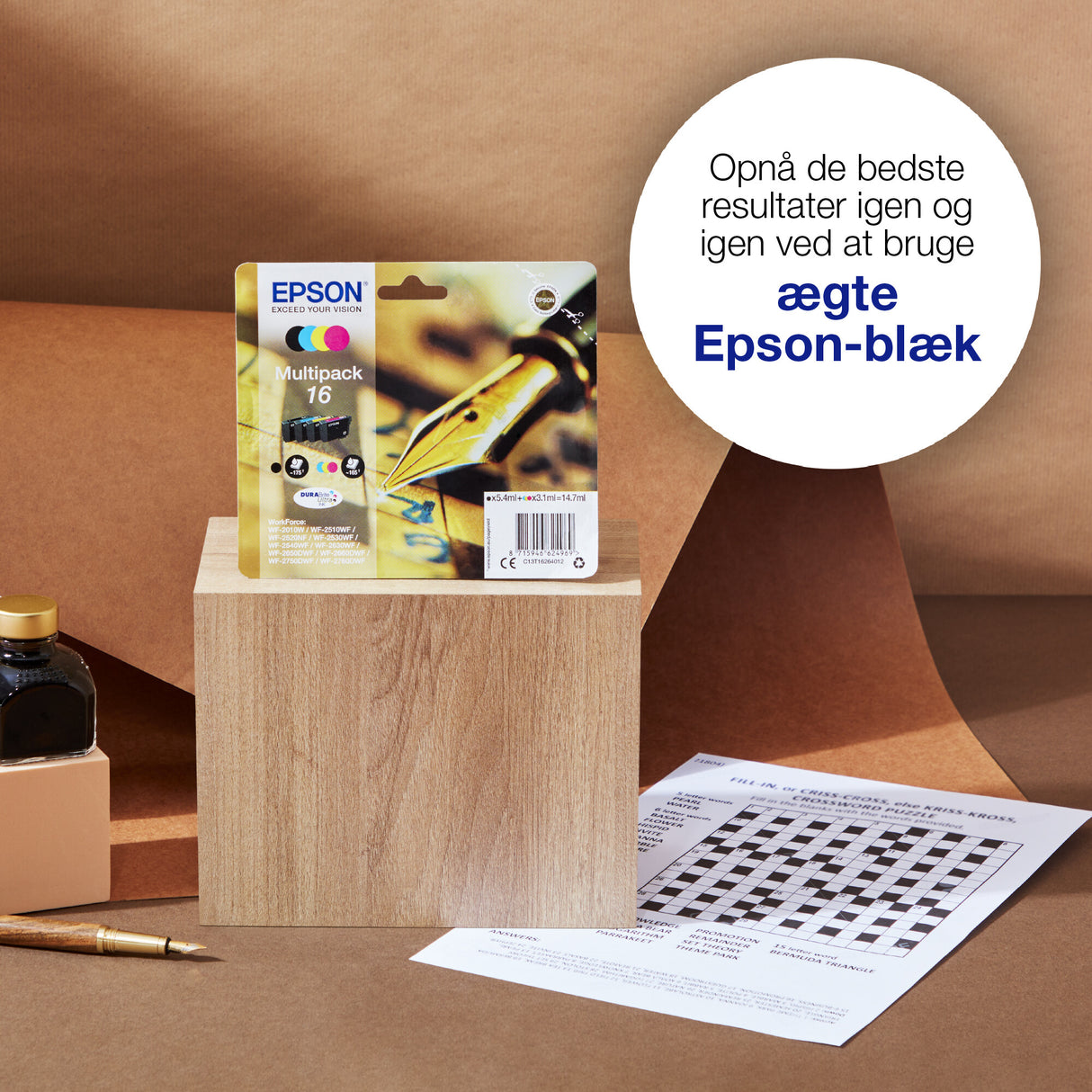 Epson Pen and crossword Singlepack Magenta 16XL DURABrite Ultra