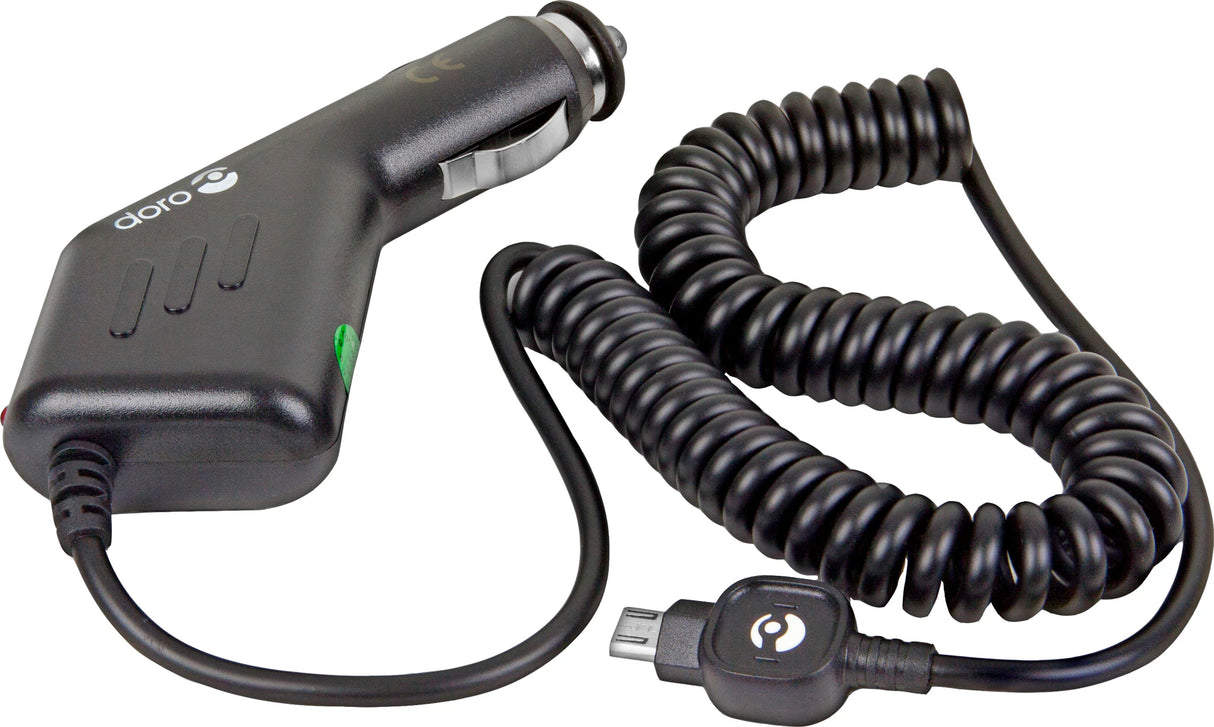 Doro Auto Adapter - Til mobiltelefon - 12 V DC Indgang - 5 V DC Udgang