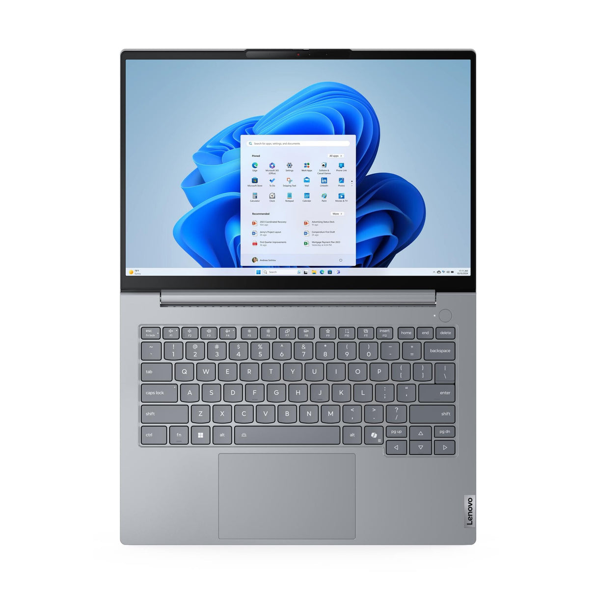 Lenovo ThinkBook 14 G9 IRL Intel Core 7 240H Laptop 35,6 cm (14") WUXGA 16 GB DDR5-SDRAM 512 GB SSD Wi-Fi 7 (802.11be) Windows 11 Pro Nordisk Grå
