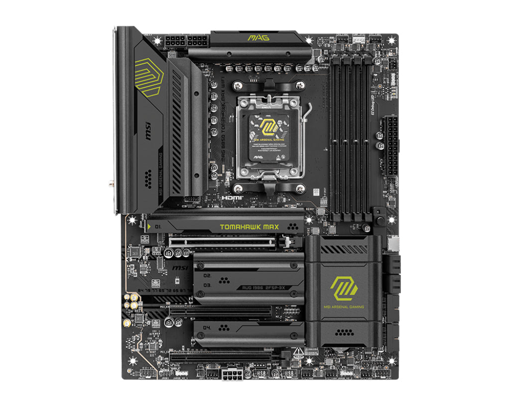 MSI MAG B850 TOMAHAWK MAX WIFI bundkort AMD B850 Sokkel AM5 ATX