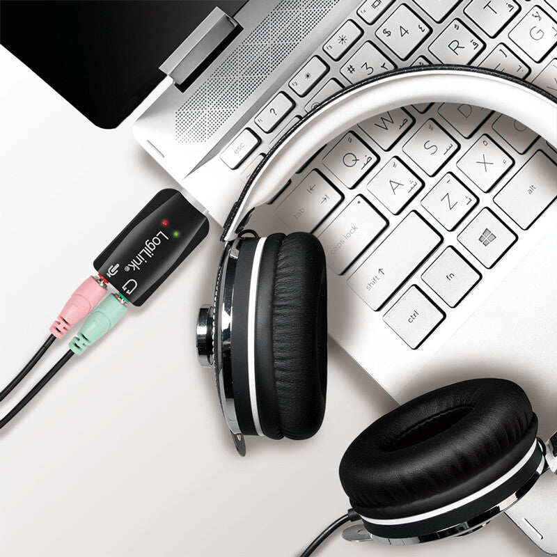 LogiLink USB Soundcard Virtual 3D Soundeffects USB 2.0 Ekstern