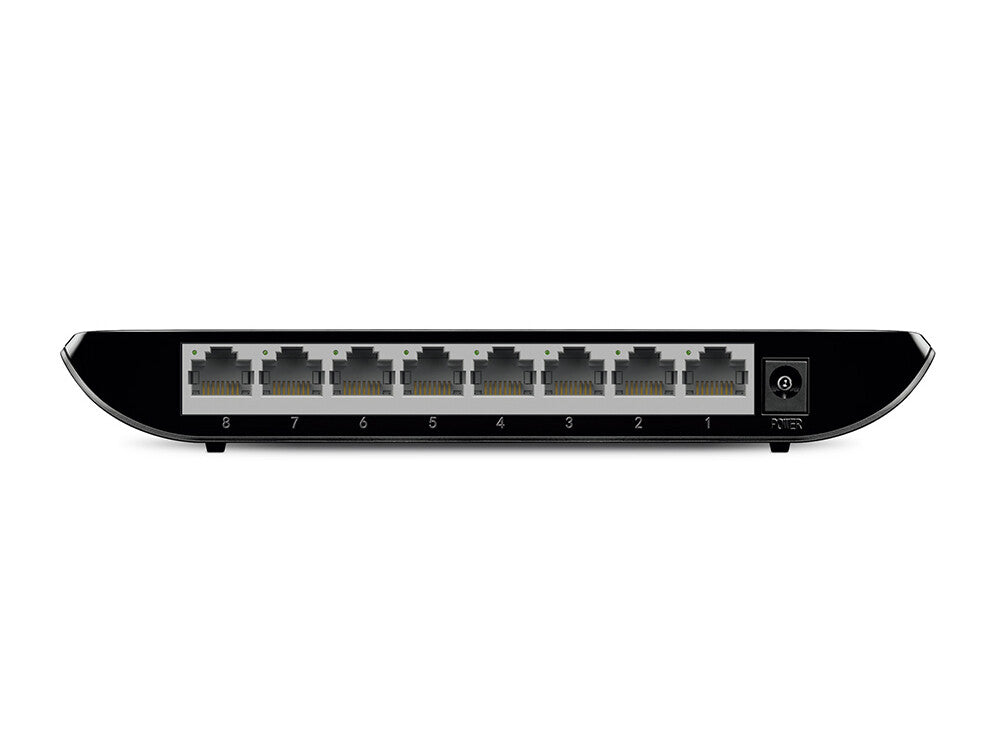 TP-Link TL-SG1008D Ikke administreret Gigabit Ethernet (10/100/1000) Sort