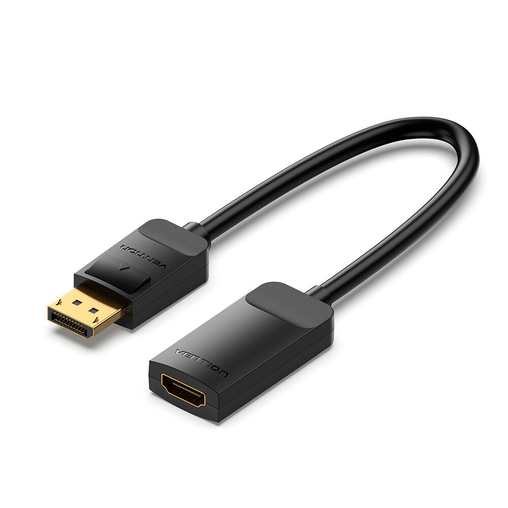 Vention HBZBB videokabel adapter 0,15 m DisplayPort HDMI Type A (Standard) Sort