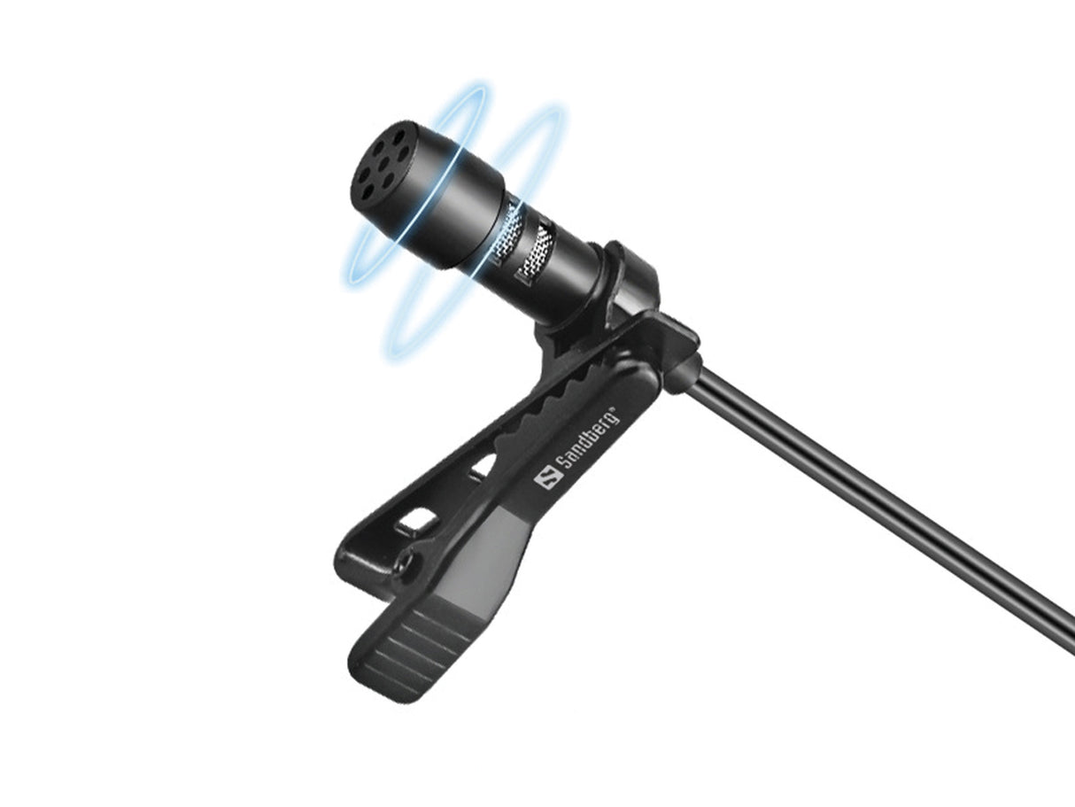 Sandberg Streamer USB Clip Microphone