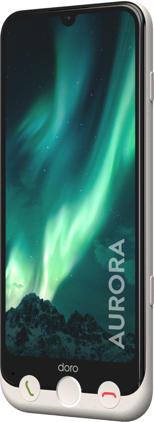 Doro Aurora 31 15,5 cm (6.1") Dual SIM Android 14 4G USB Type-C 6 GB 28 GB 5000 mAh Hvid