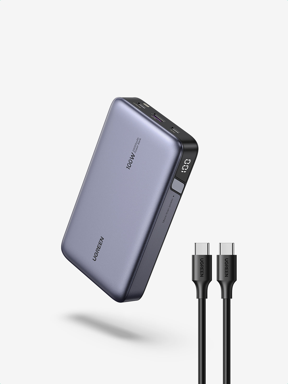 Ugreen 25188 powerbank 20000 mAh Grå