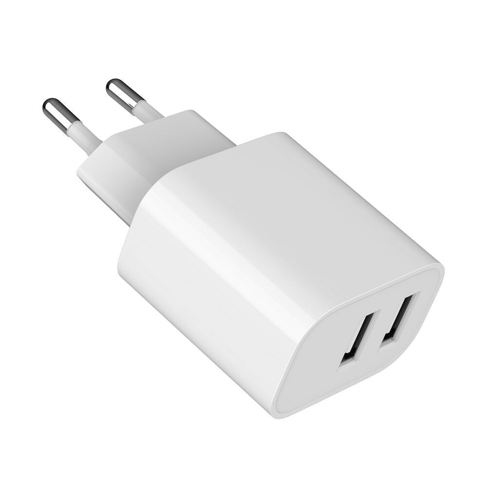 Gembird TA-UC-2A12-01 oplader til mobil enhed Smartphone, SmartWatch, Tablet Hvid Vekselstrøm Indendørs