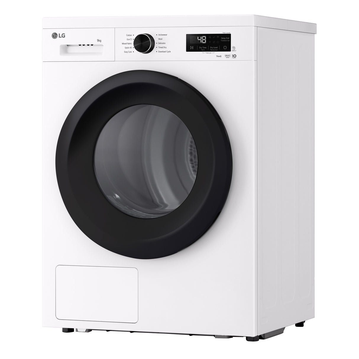 LG RHX1009NWK tørretumbler Fritstående Front-læsning 9 kg Hvid