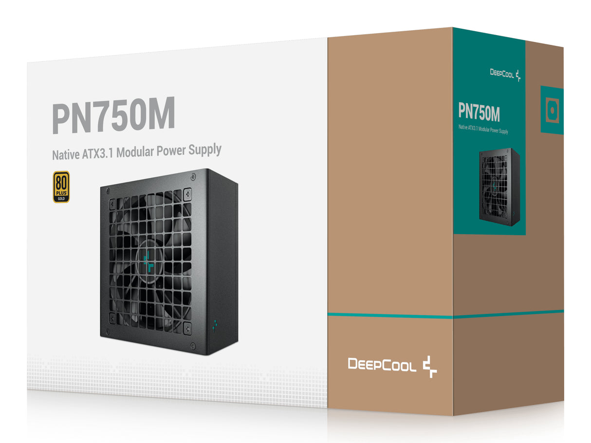 Gamer Storm PN750M enhed til strømforsyning 750 W 20+4 pin ATX ATX Sort