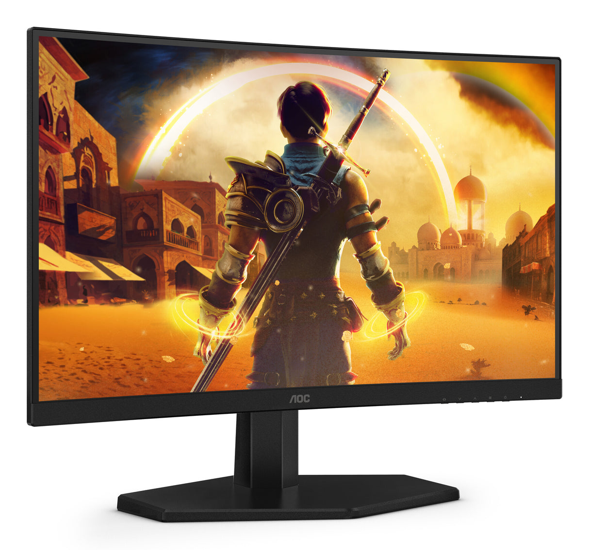 AOC G4 C24G42E computerskærm 59,9 cm (23.6") 1920 x 1080 pixel Fuld HD LED Sort, Rød