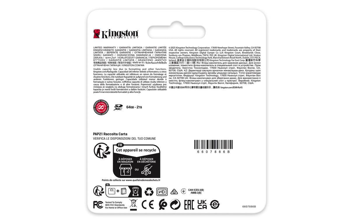 Kingston Canvas React Plus SDXC UHS-II Memory Card 128GB 280MB/s