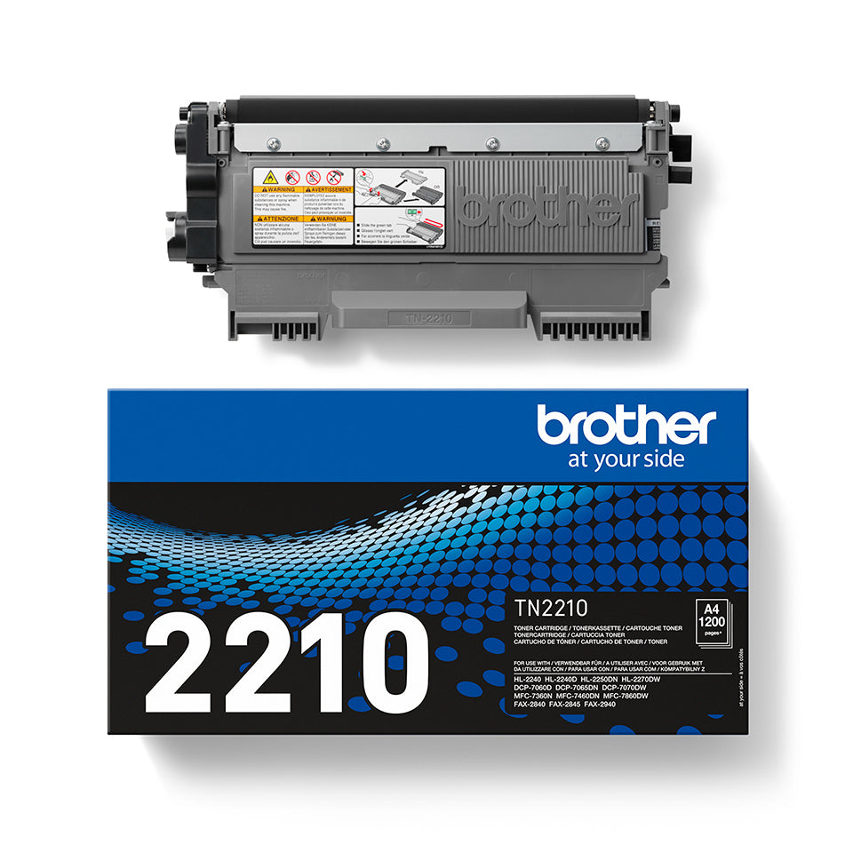Brother TN-2210 tonerpatron 1 stk Original Sort