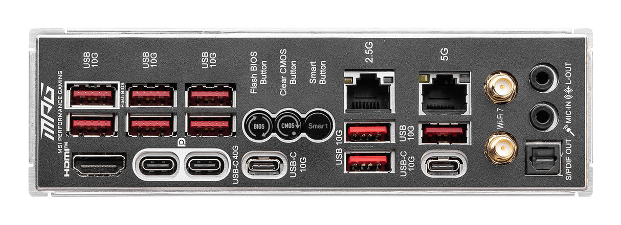 MSI MPG X870E CARBON WIFI bundkort AMD X870E Sokkel AM5 ATX