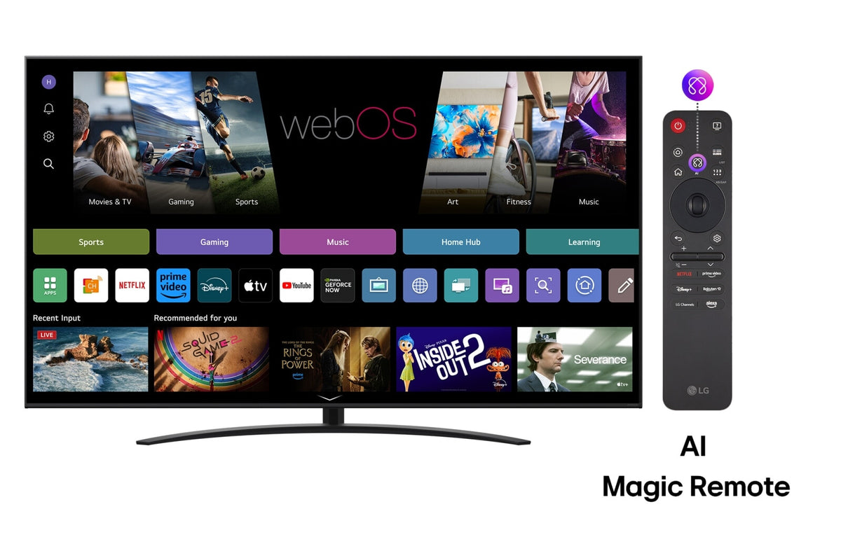 LG NanoCell AI 65NANO81A3A TV 165,1 cm (65") 4K Ultra HD Smart TV Wi-Fi Sort