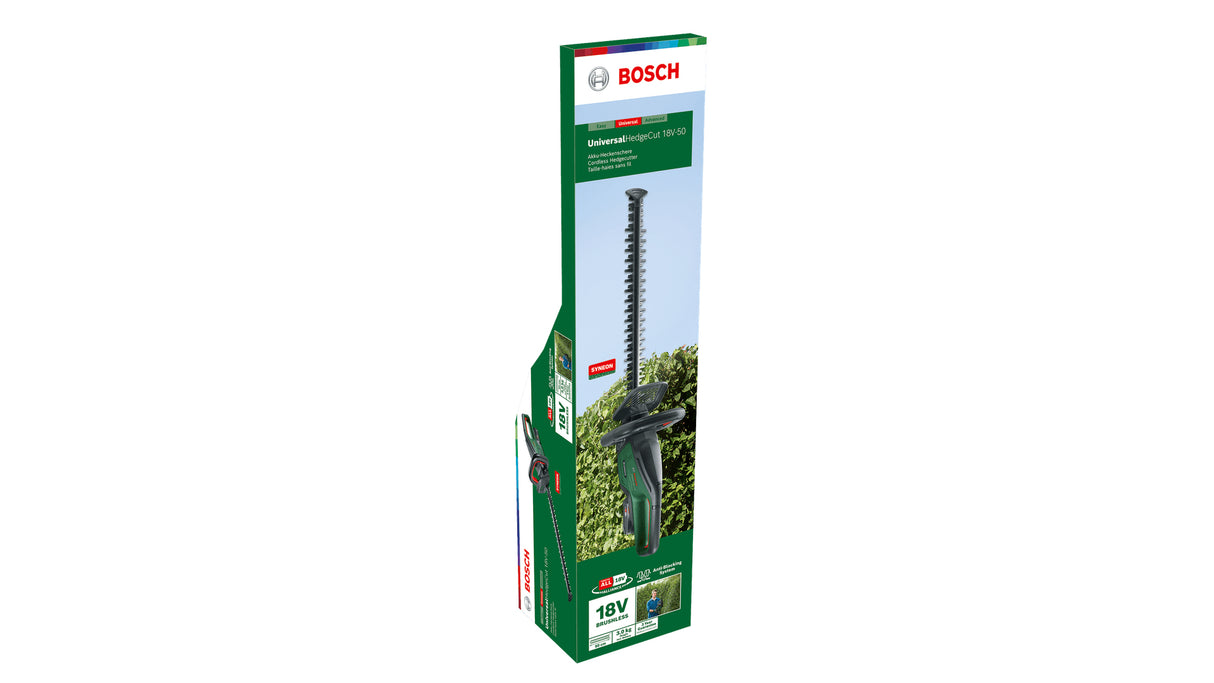 Bosch UniversalHedgeCut 18V-50 Hæktrimmer Elektrisk 2800spm 50cm Klingelængde
