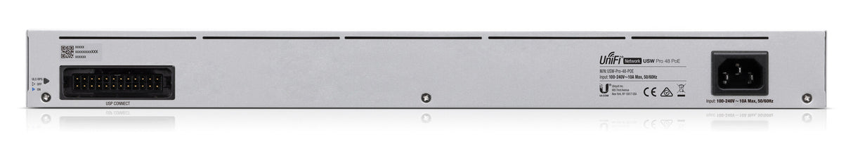 Ubiquiti UniFi Pro 48-Port PoE Administreret L2/L3 Gigabit Ethernet (10/100/1000) Strøm over Ethernet (PoE) 1U Sølv