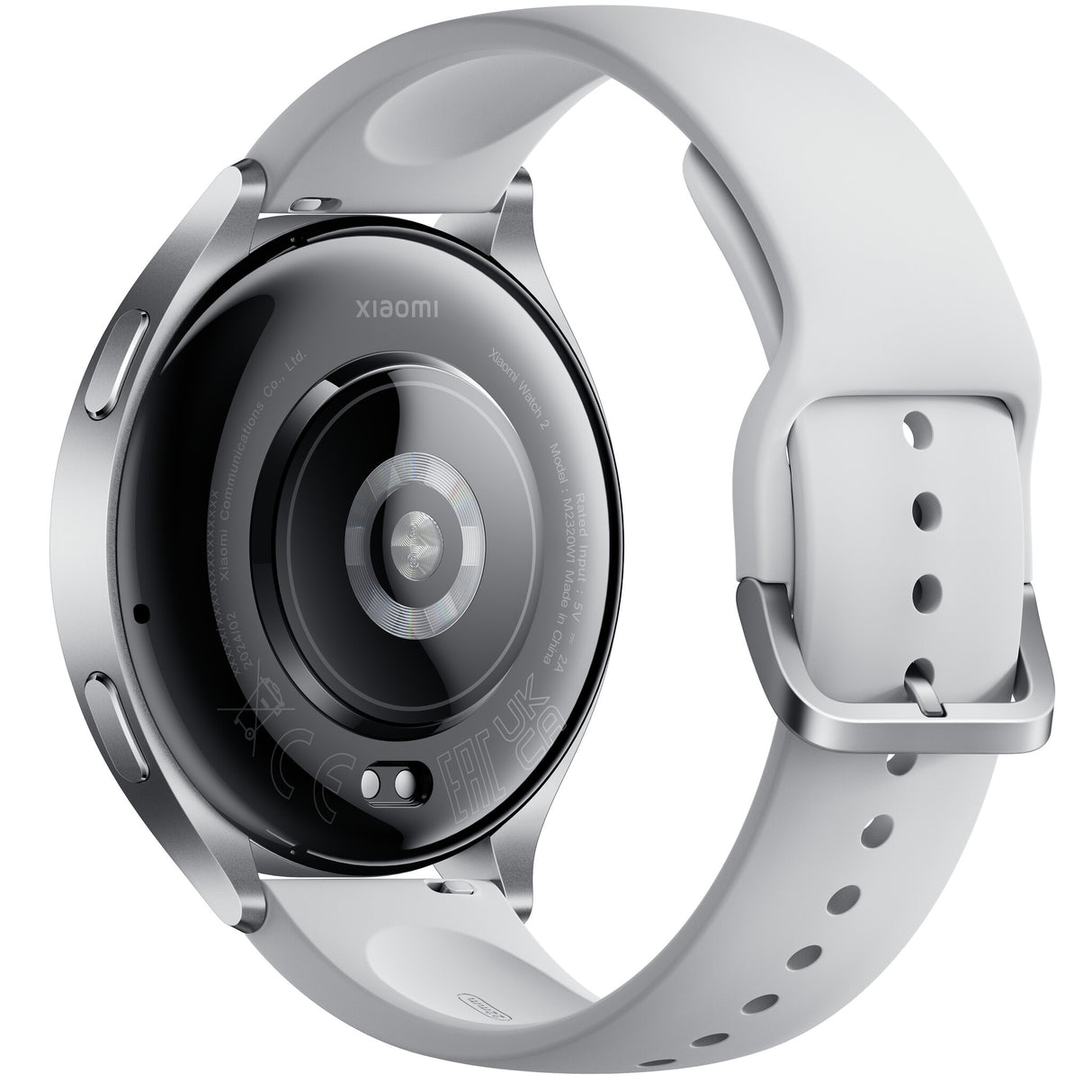Xiaomi Watch 2 3,63 cm (1.43") AMOLED 46 mm Digital 466 x 466 pixel Berøringsskærm Sølv Wi-Fi GPS (satellit)
