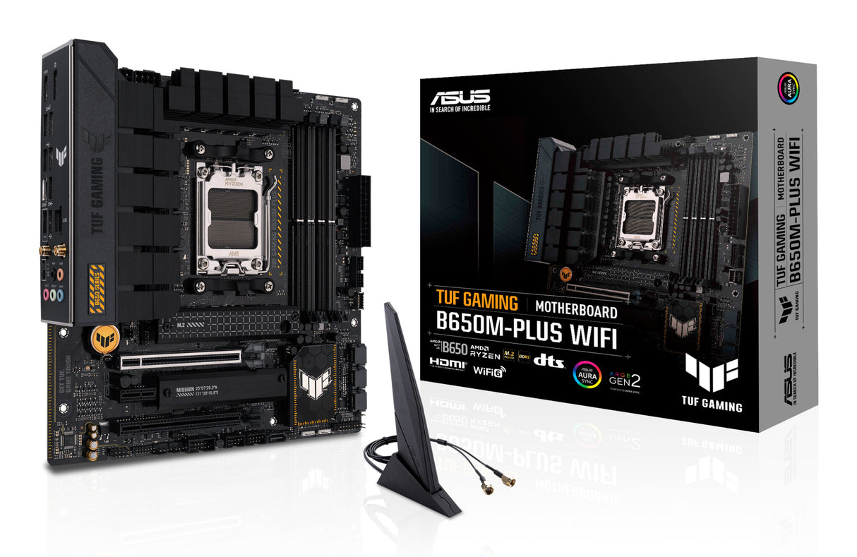 ASUS TUF GAMING B650M-PLUS WIFI AMD B650 Sokkel AM5 micro ATX