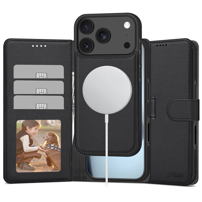 Tech-Protect 5906302330409 mobiltelefon etui 17,5 cm (6.9") Flipetui Sort