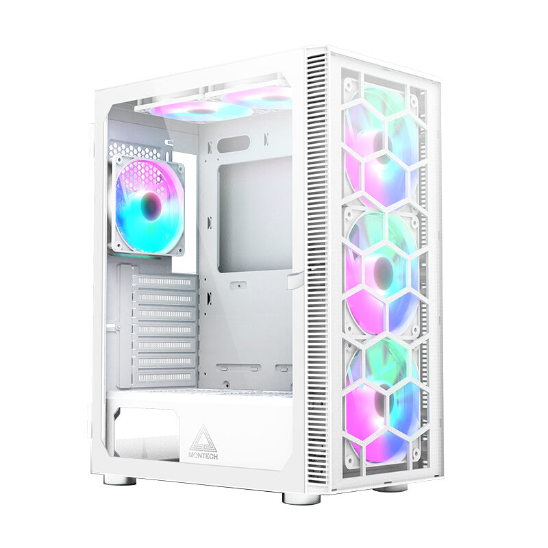 Montech X3 GLASS Midi Tower Hvid